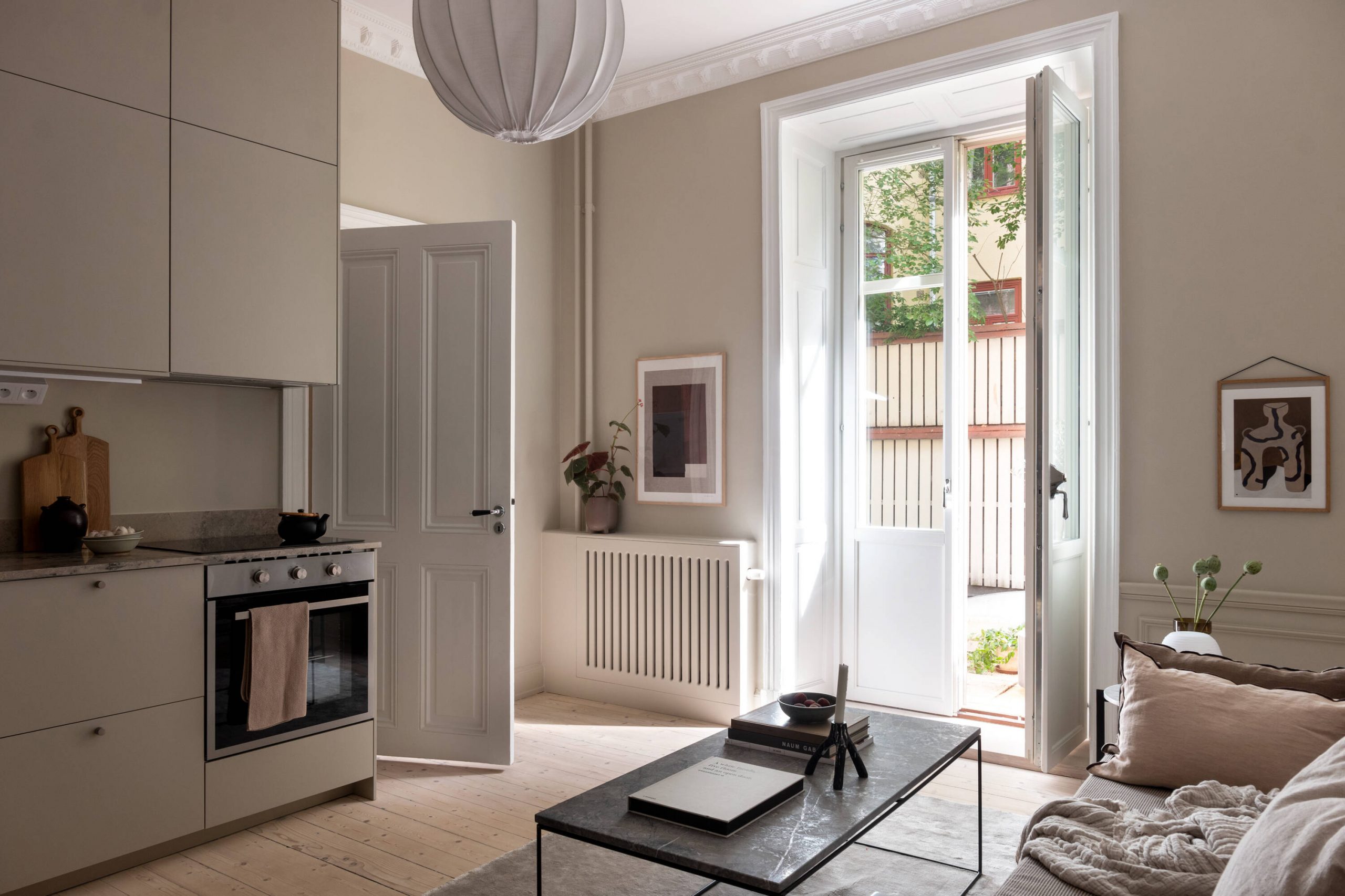 cuisine ouverte design sur salon