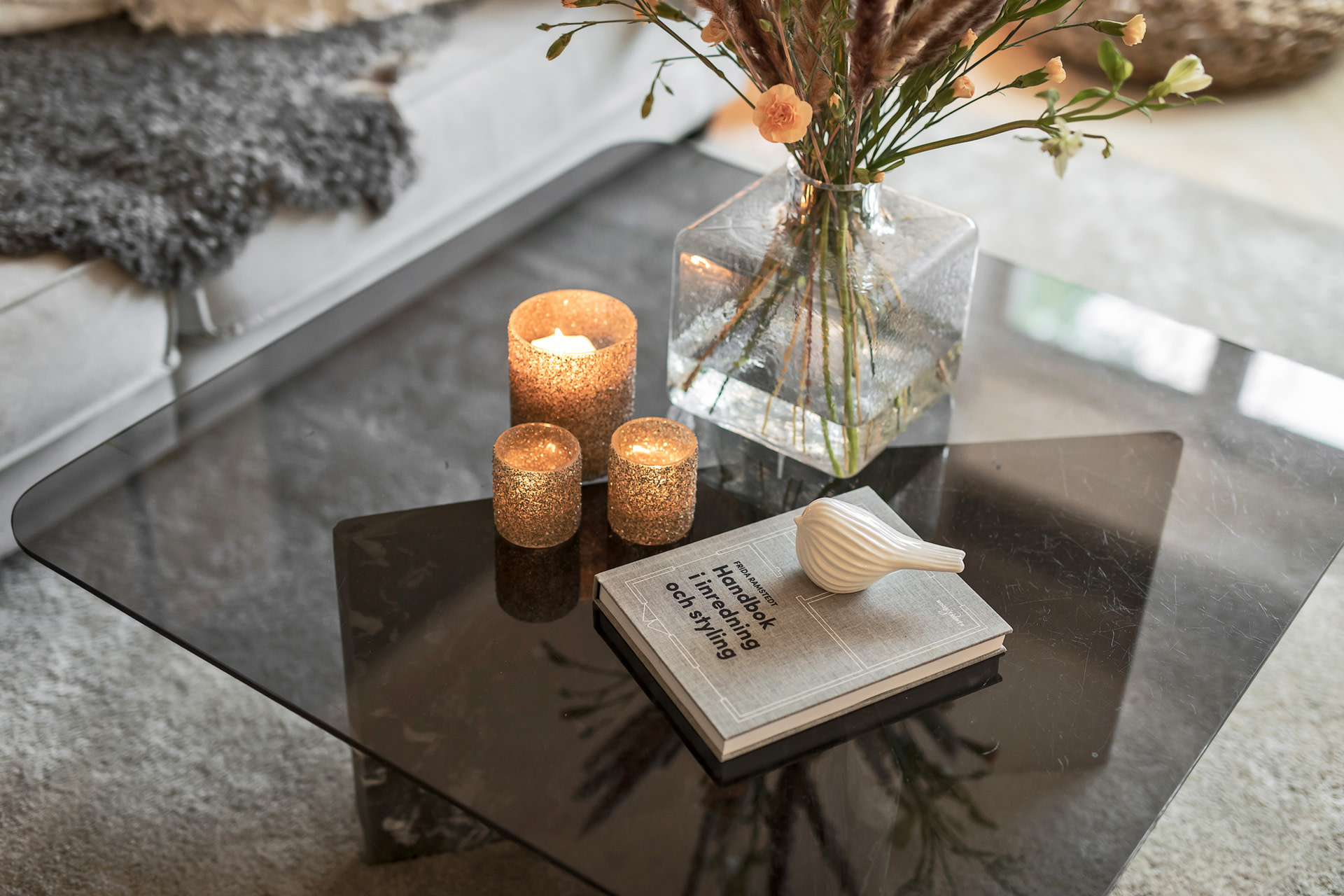 arrangement table basse