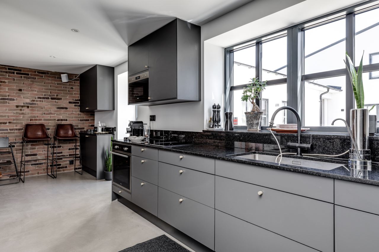 cuisine design grise loft cuisine design grise loft