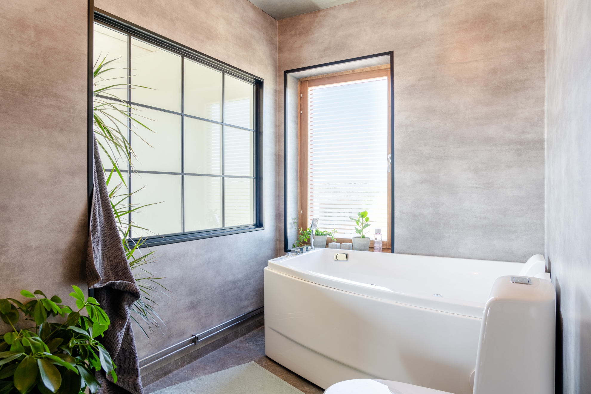 salle de bain design avec verrière salle de bain design avec verrière
