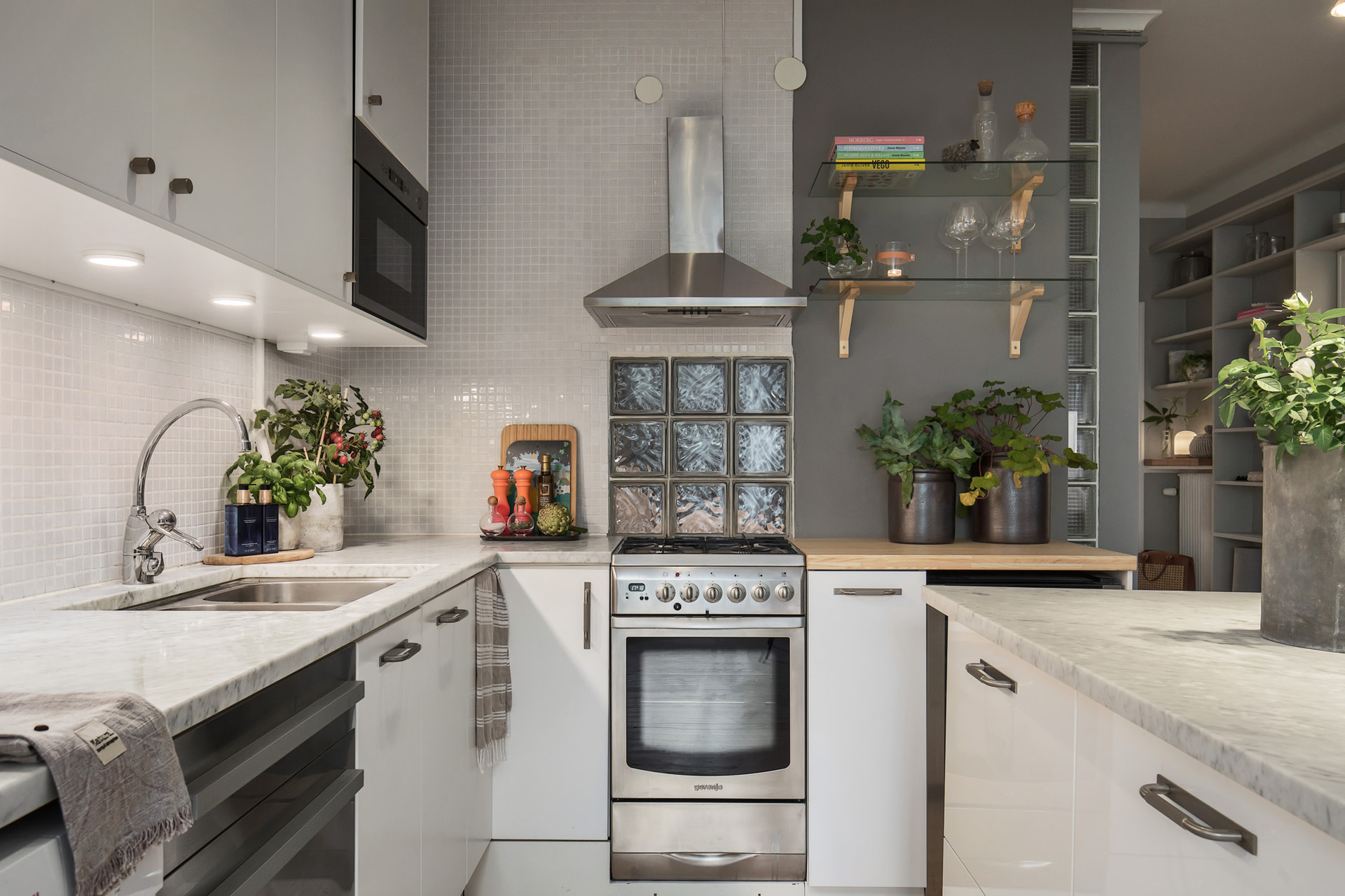 cuisine avec îlot décoration design