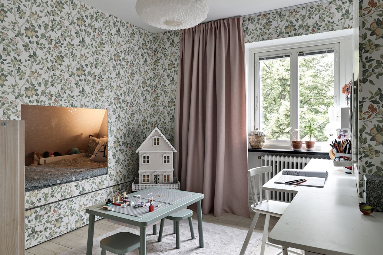chambre enfant avec papier-peint décoration scandinave chambre enfant avec papier-peint décoration scandinave