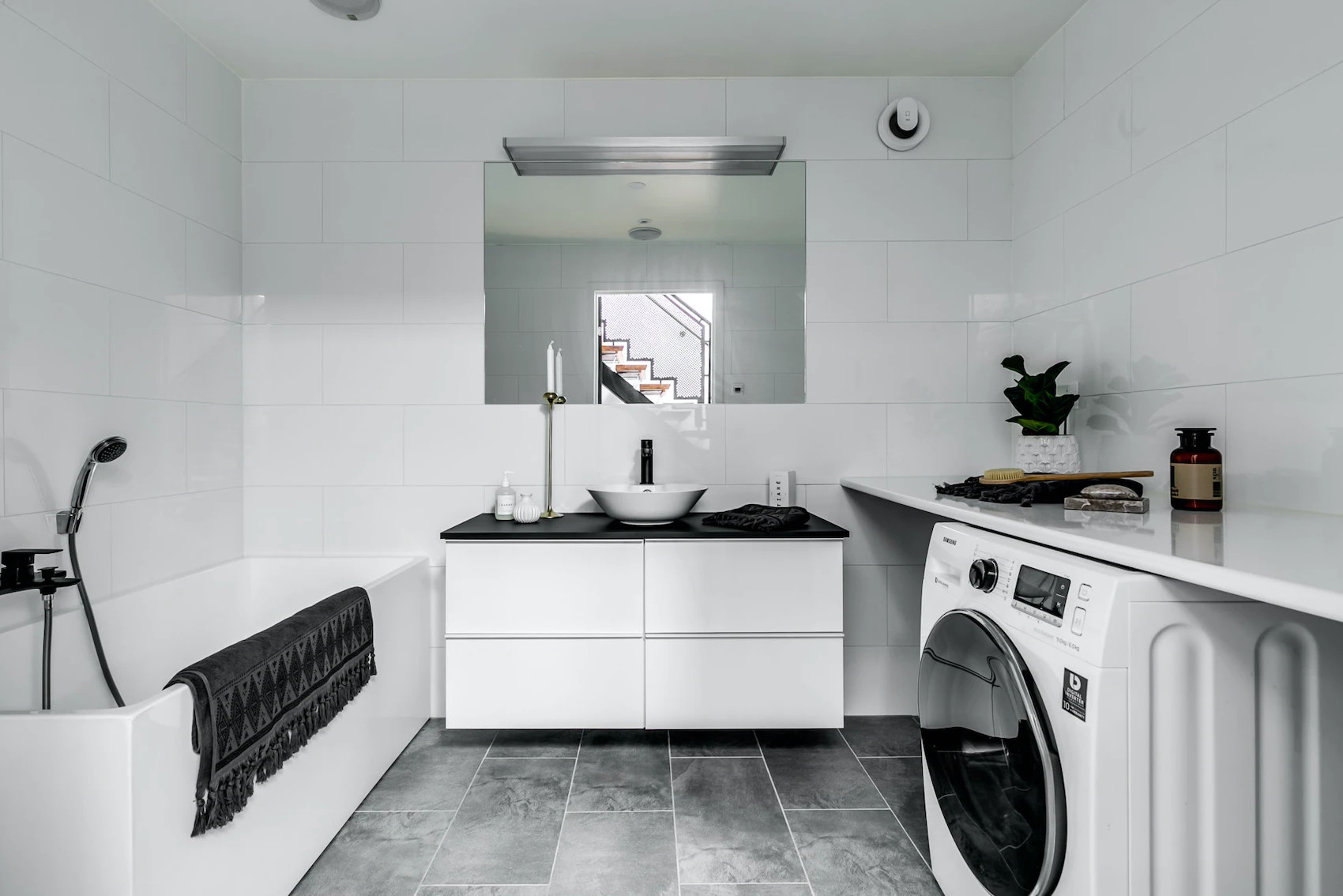 salle de bain design blanche et grise salle de bain design blanche et grise