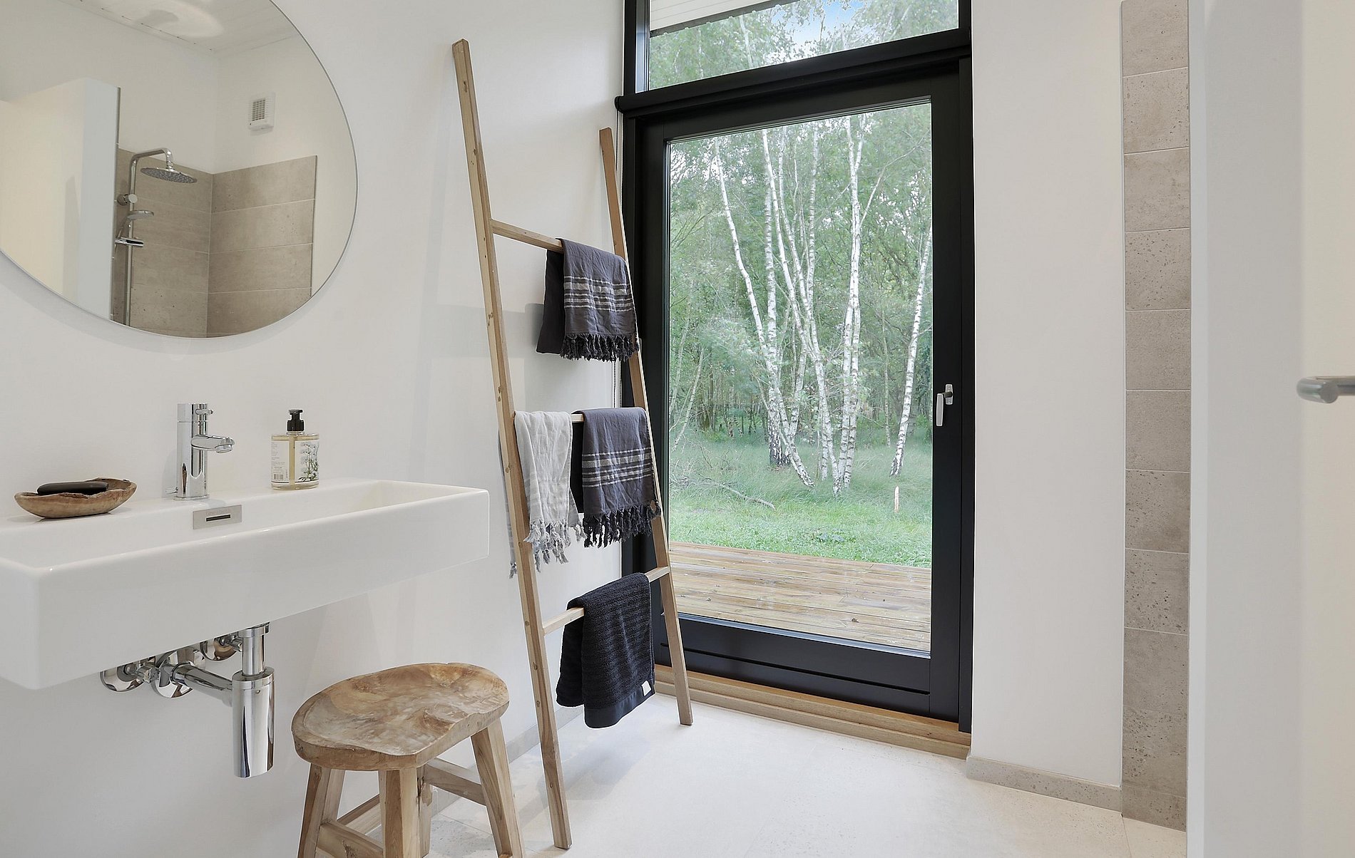 salle de bain design avec baie vitrée salle de bain design avec baie vitrée