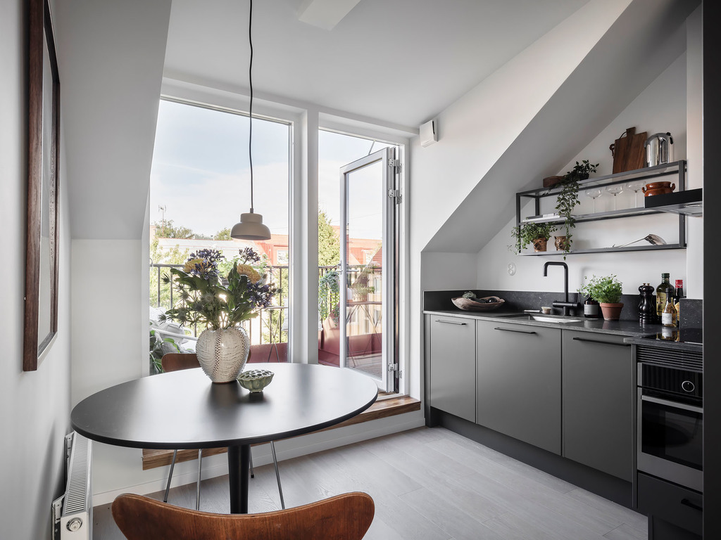 cuisine design noire avec terrasse cuisine design noire avec terrasse