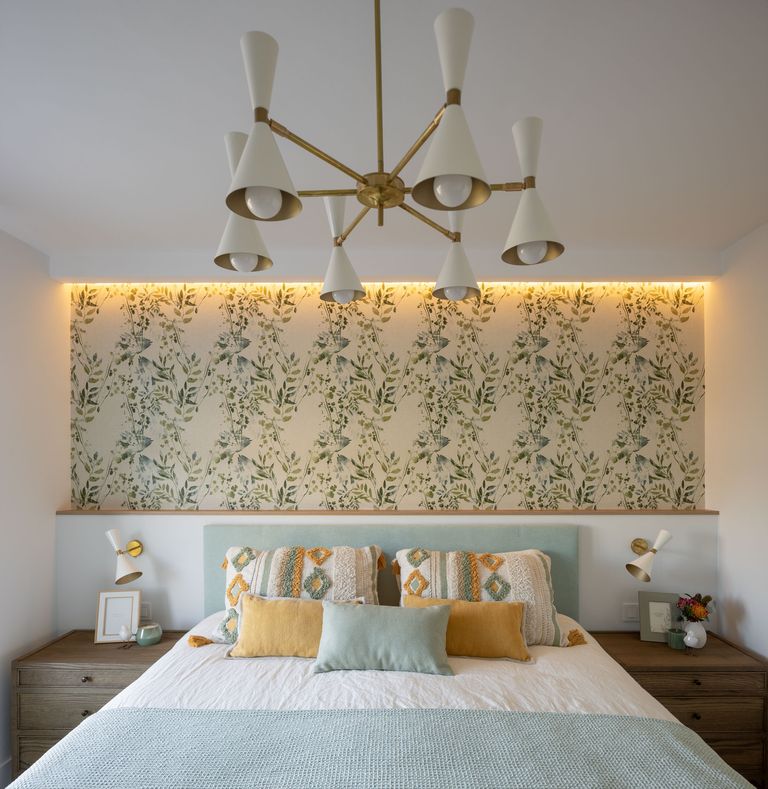 chambre décoration contemporaine verte