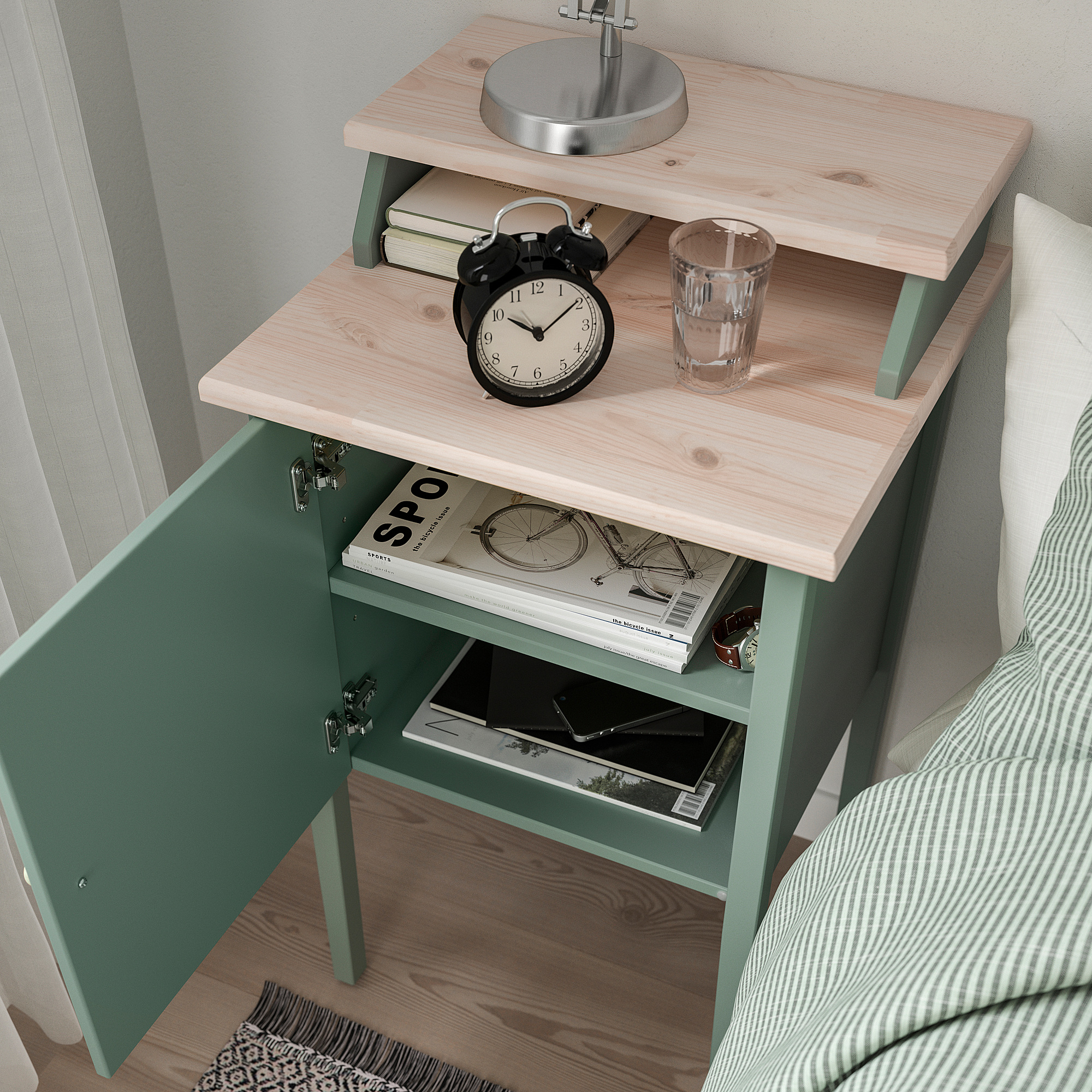 table de chevet bois IKEA table de chevet bois IKEA