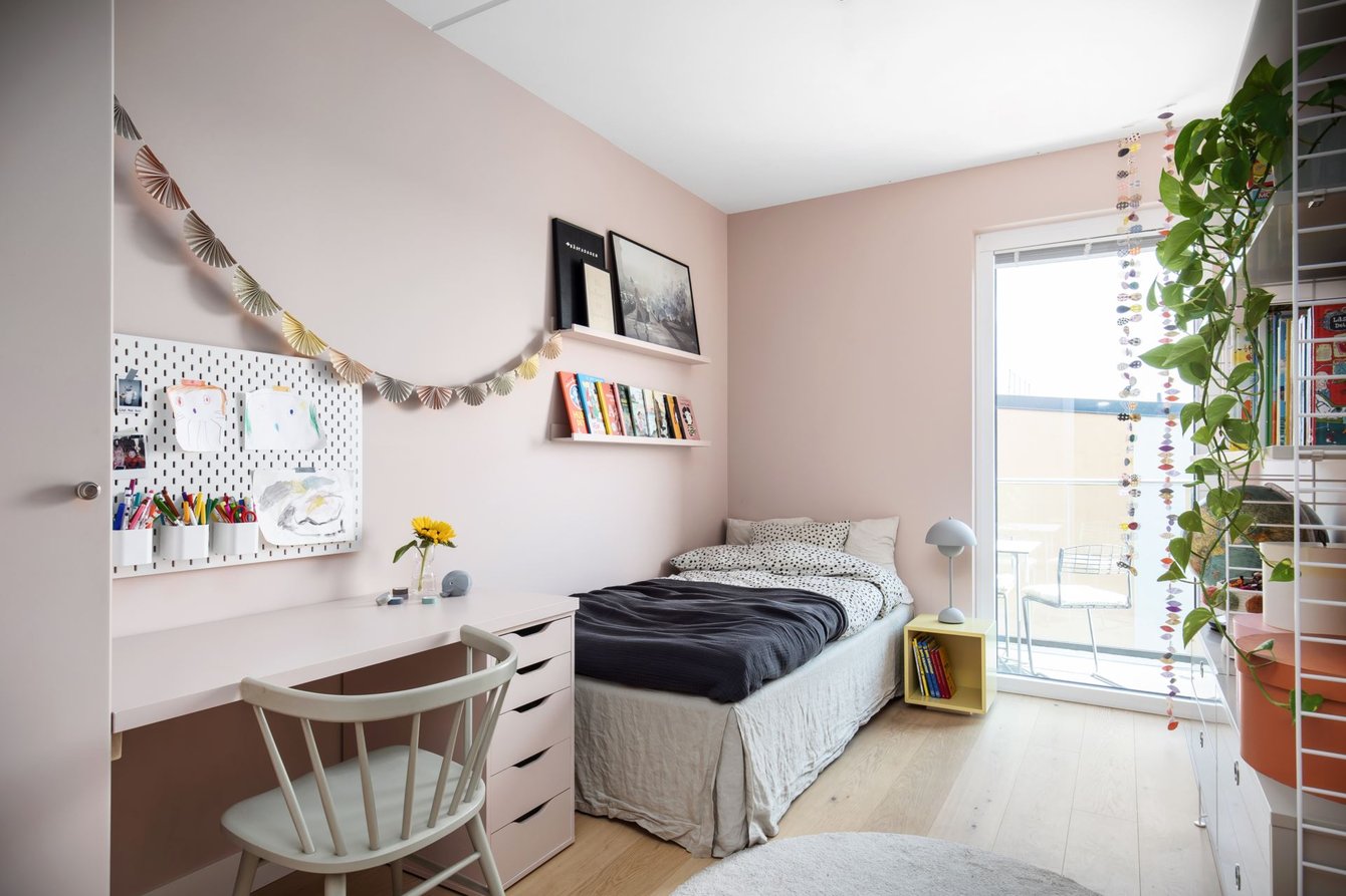 chambre enfant rose