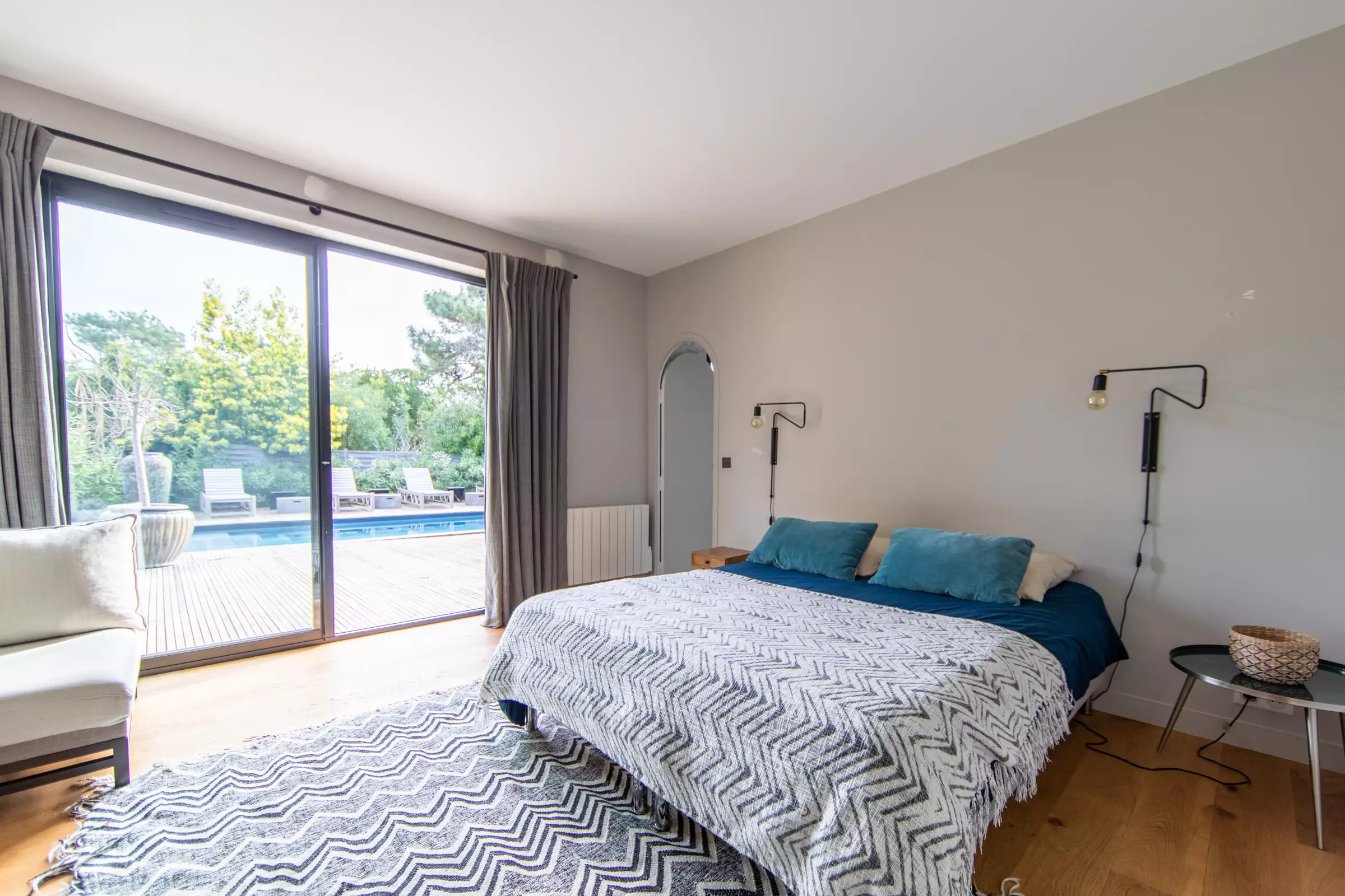 chambre villa Neutra Le Cap Ferret
