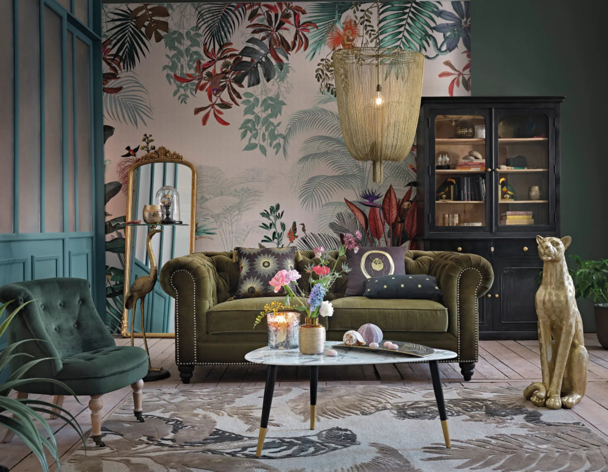 salon décoration classique chic catalogue Maisons du Monde 2023 salon décoration classique chic catalogue Maisons du Monde 2023