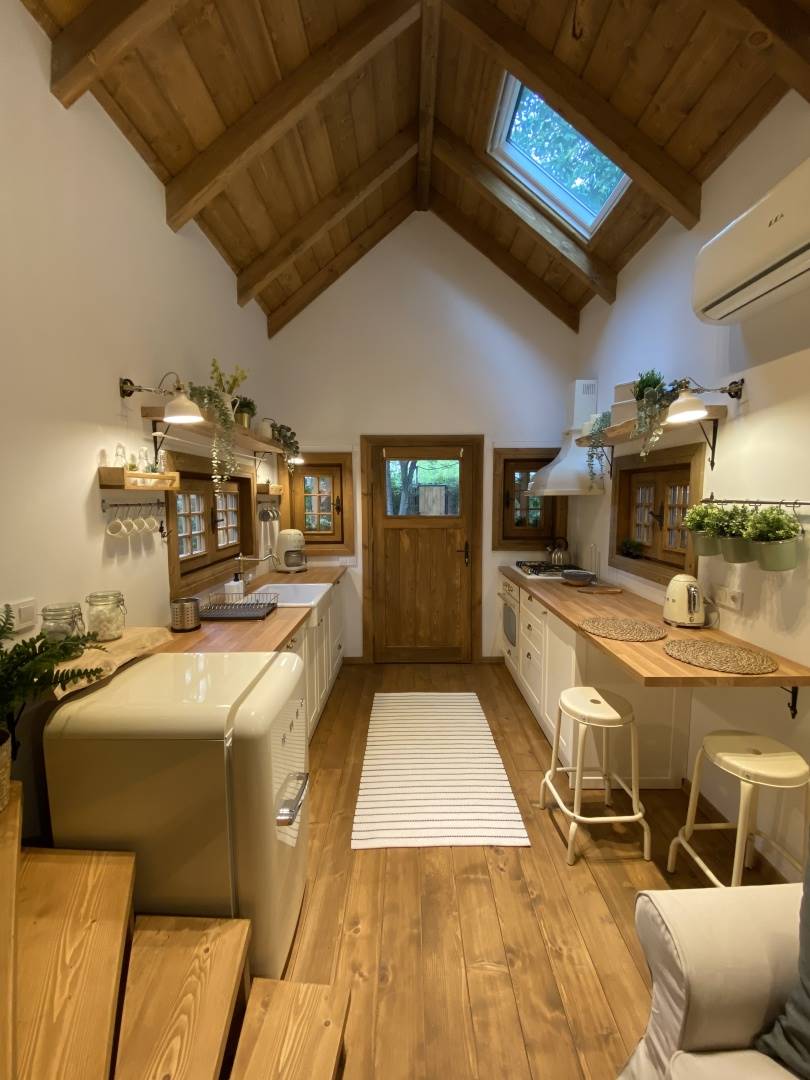 cuisine mini maison 42m2 avec piscine