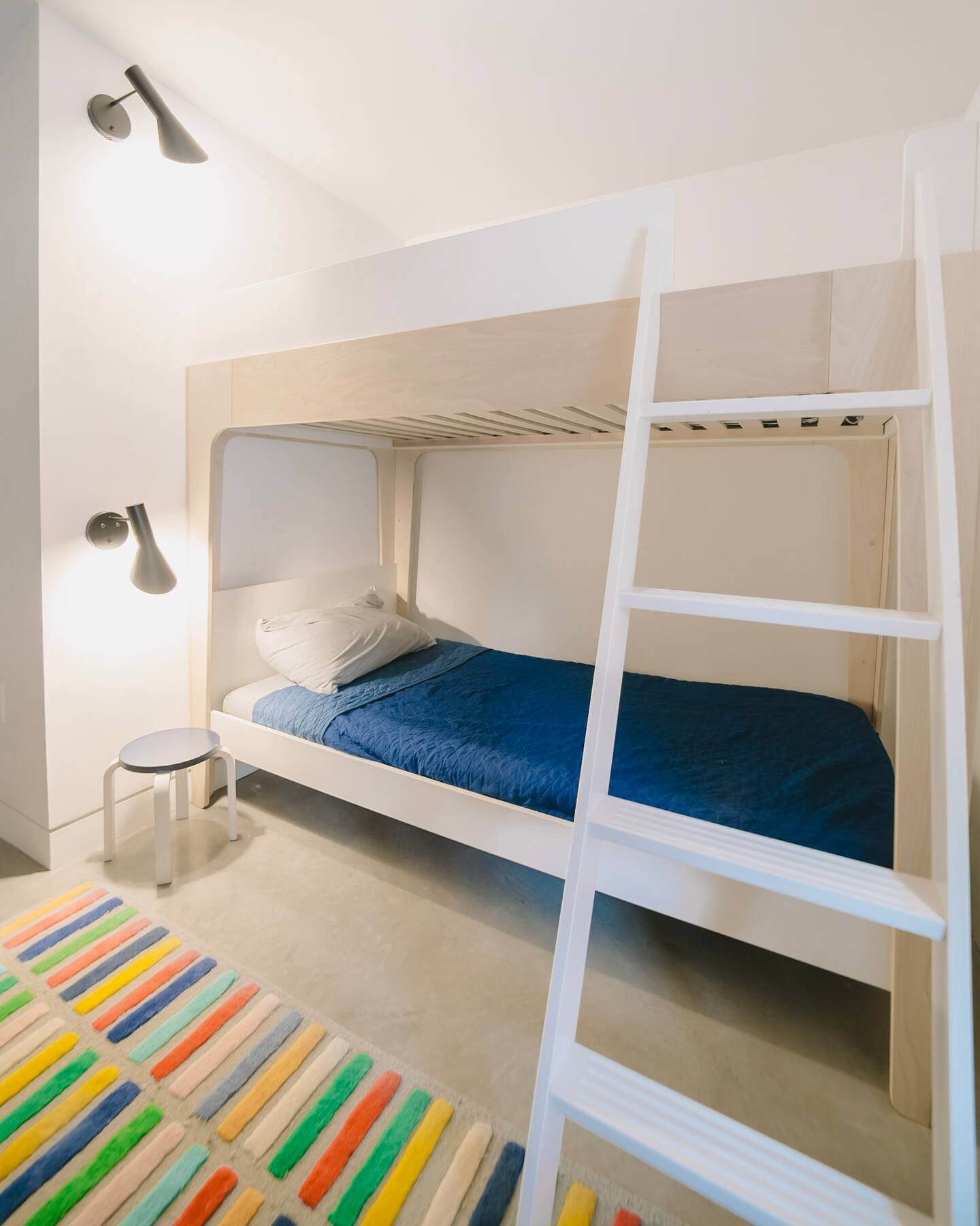 chambre enfant lits superposés blancs chambre enfant lits superposés blancs