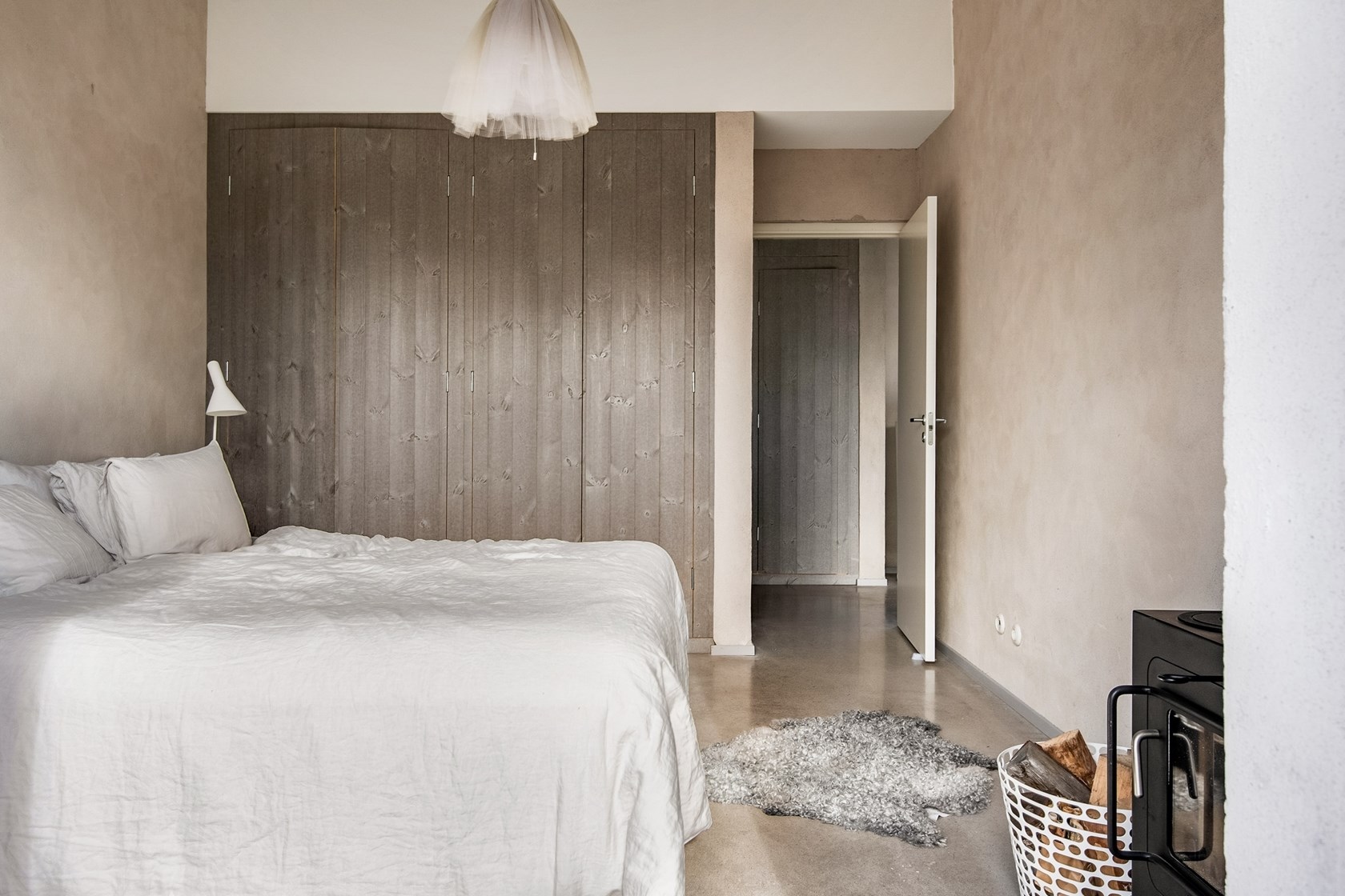 chambre minimaliste mur enduit et bois chambre minimaliste mur enduit et bois