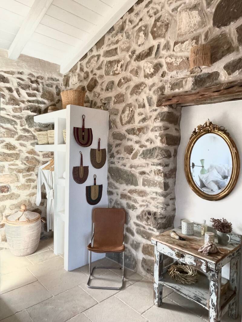 chambre maison en pierres Lu Cannicsioni chambre maison en pierres Lu Cannicsioni