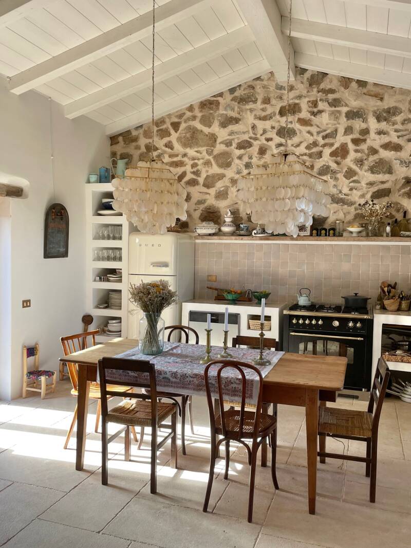 cuisine maison en pierres Lu Cannicsioni cuisine maison en pierres Lu Cannicsioni
