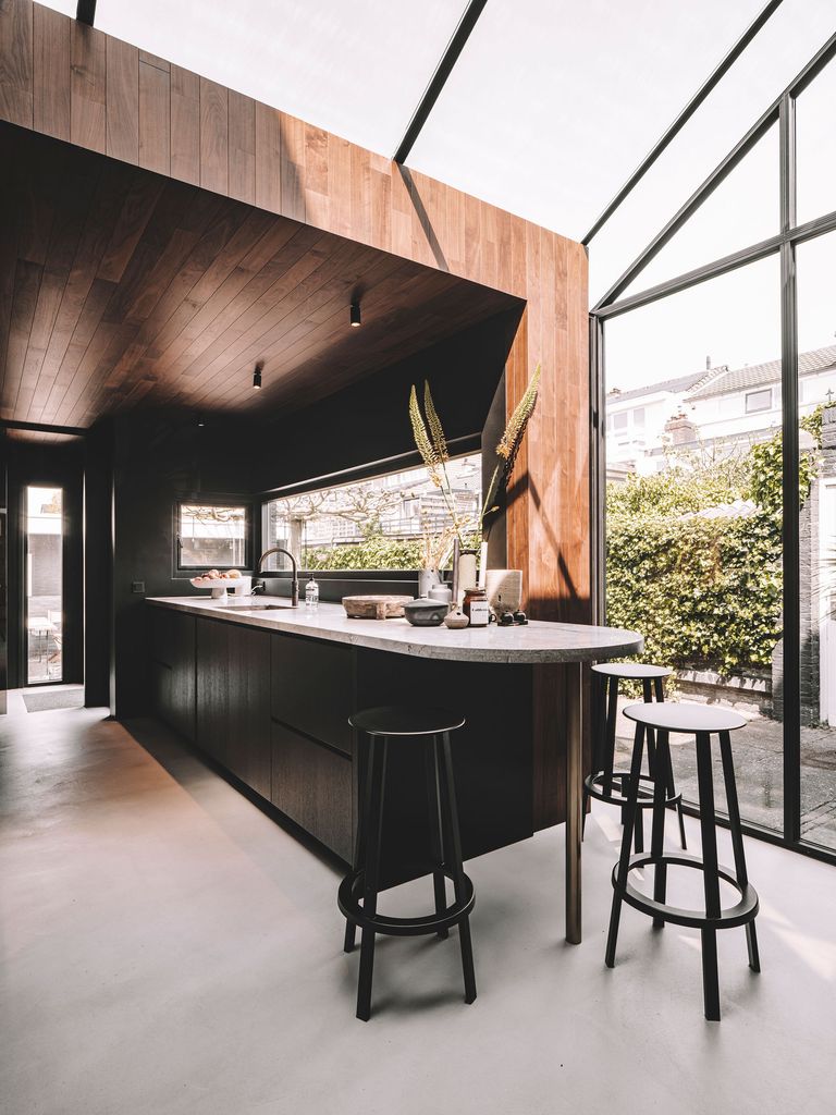 cuisine avec verrière décoration design