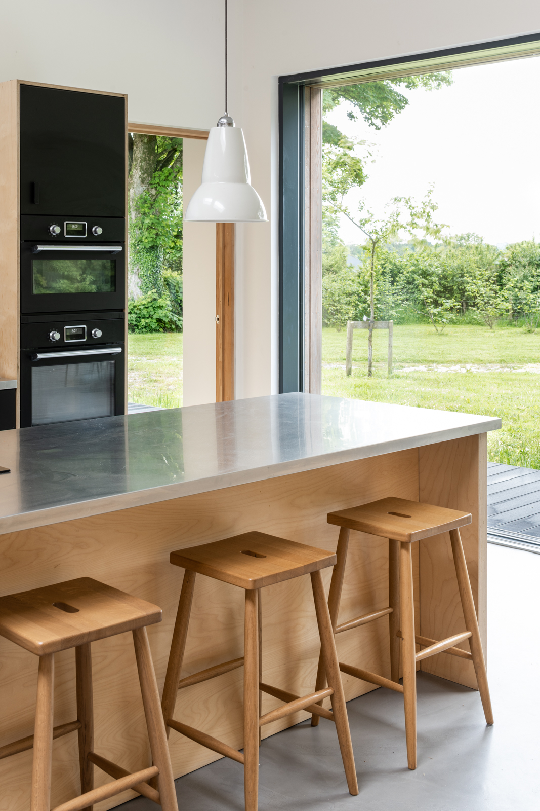 cuisine design avec baie vitrée cuisine design avec baie vitrée