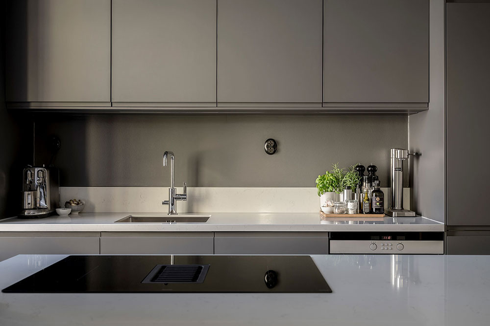 cuisine design grise