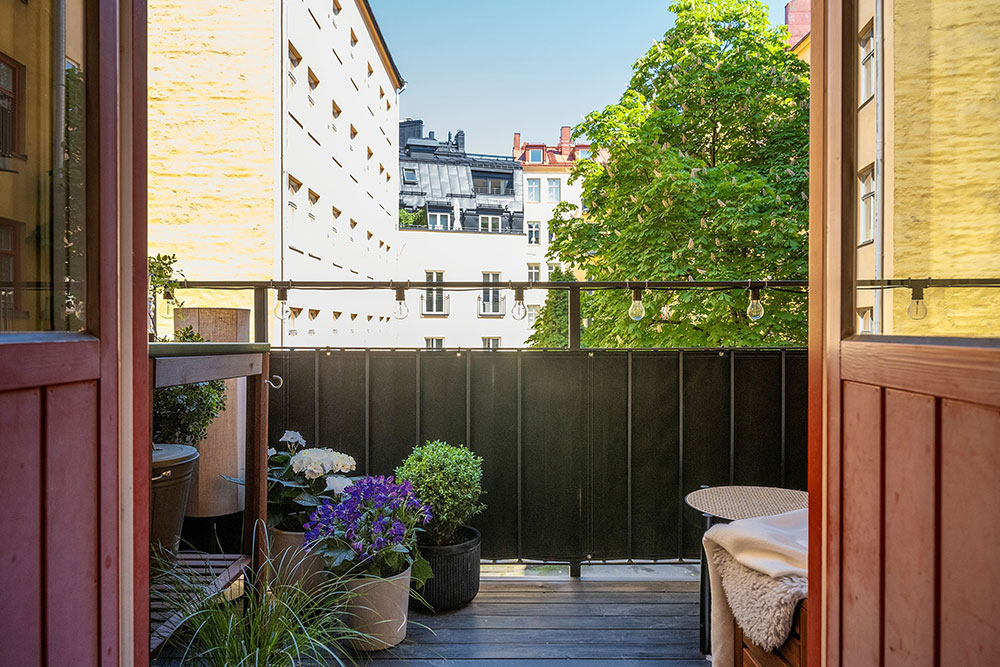 balcon appartement Suède