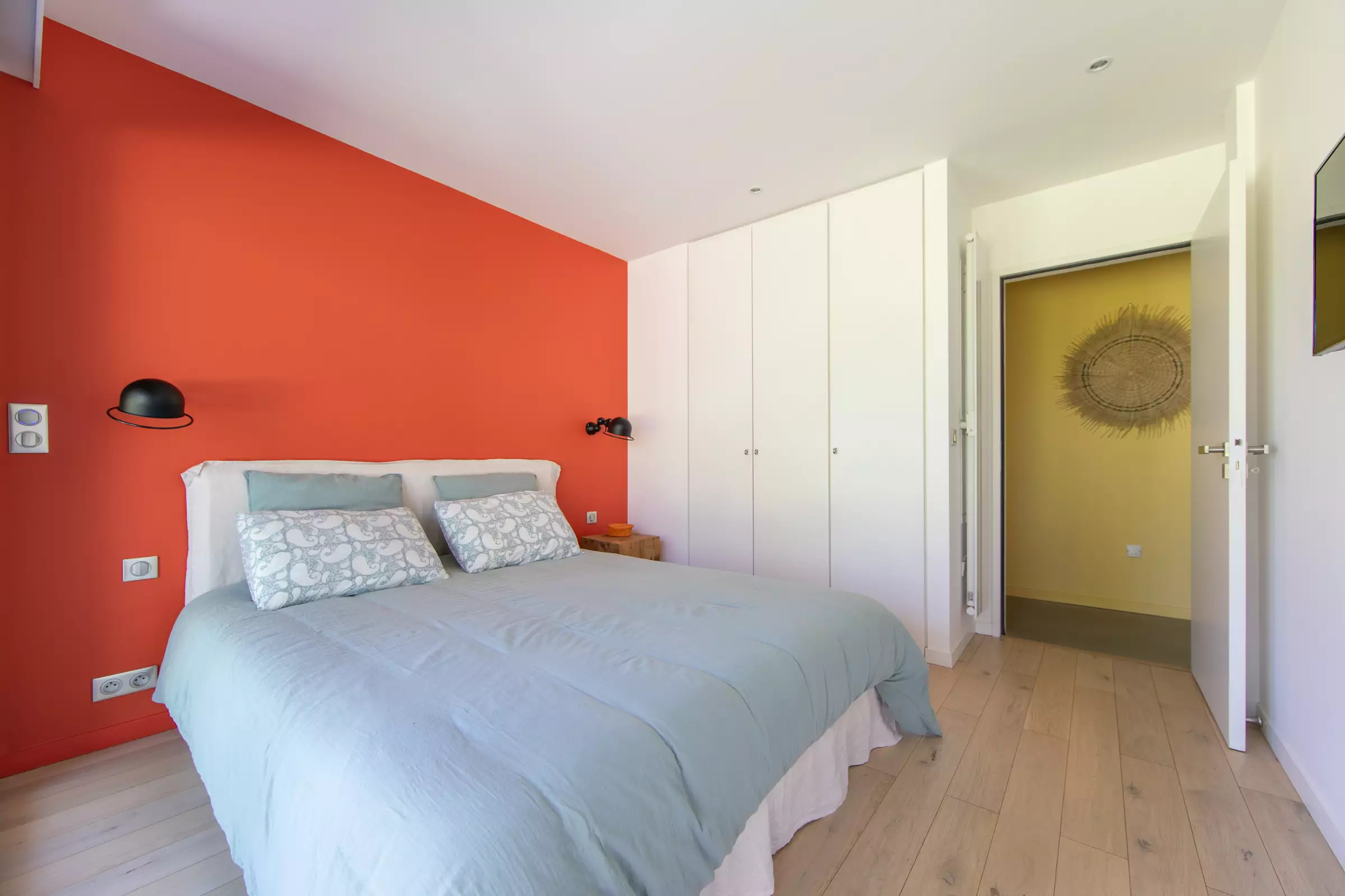 chambre avec mur rouge chambre avec mur rouge