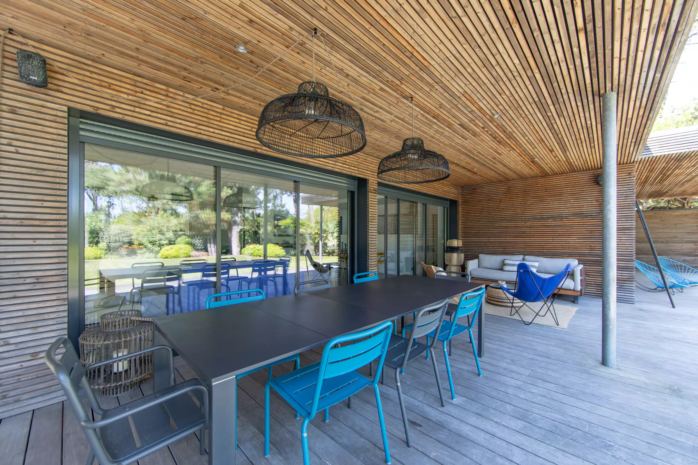 terrasse maison en bois le Cap Ferret terrasse maison en bois le Cap Ferret
