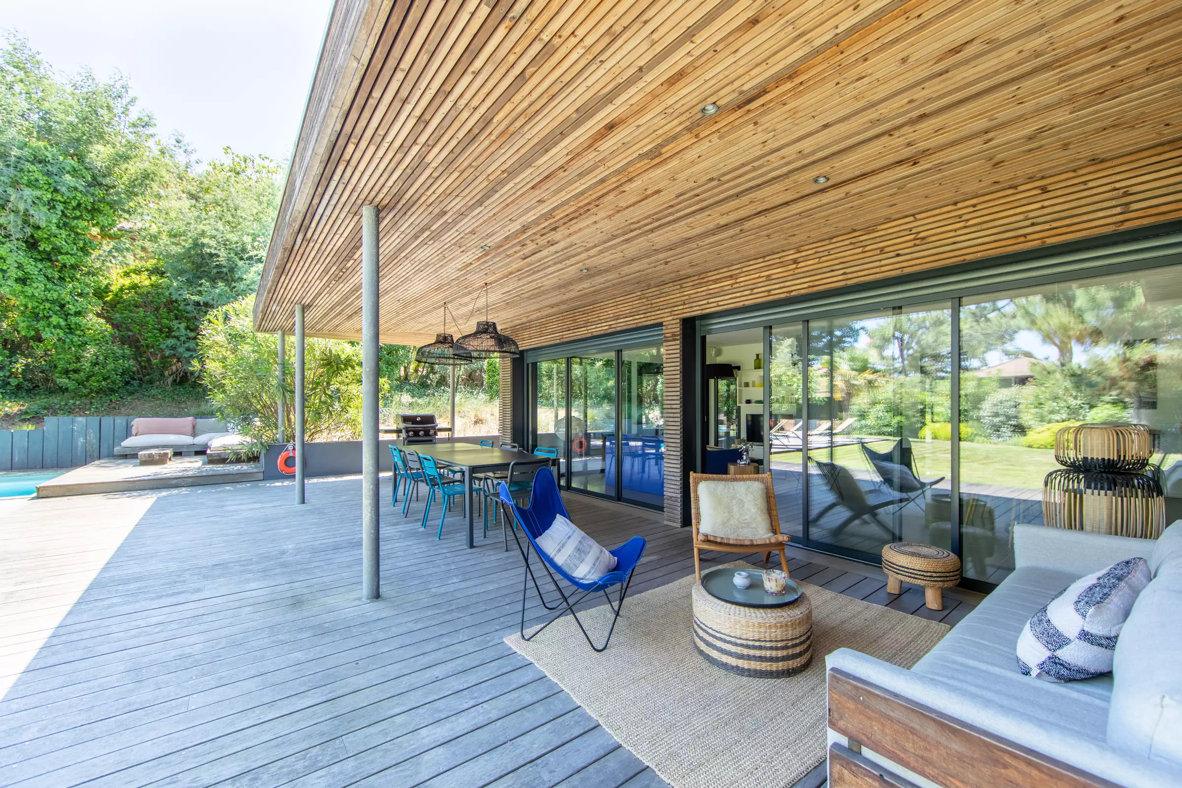 terrasse maison en bois le Cap Ferret terrasse maison en bois le Cap Ferret