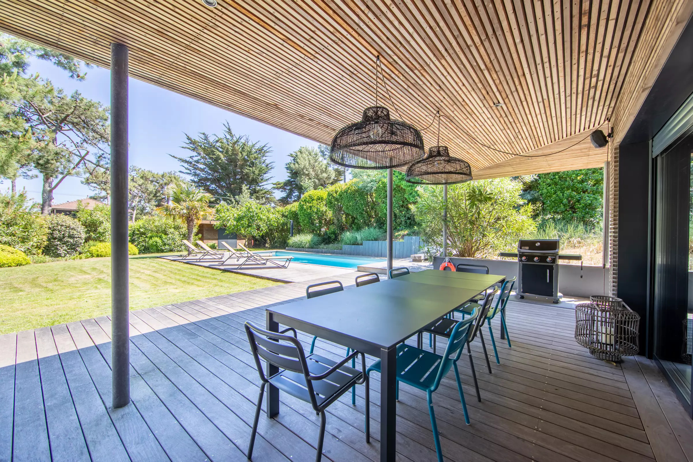 terrasse maison en bois le Cap Ferret terrasse maison en bois le Cap Ferret