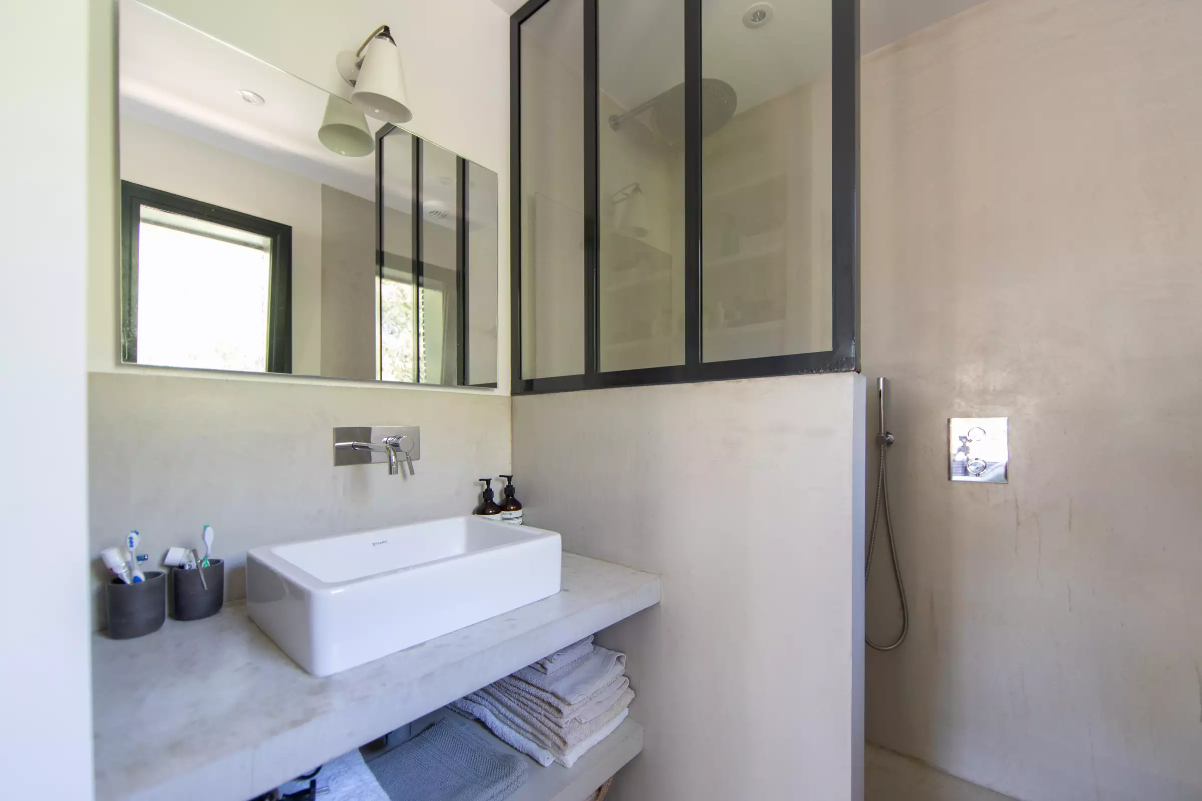 salle de douche avec verrière salle de douche avec verrière