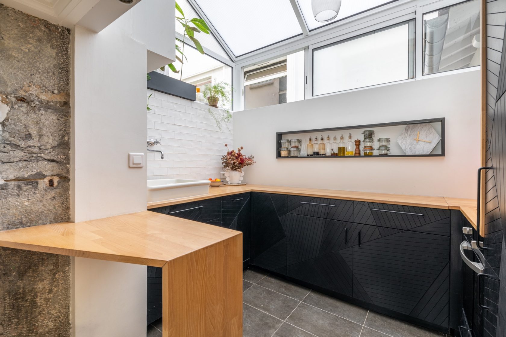 cuisine mini loft de 50m2