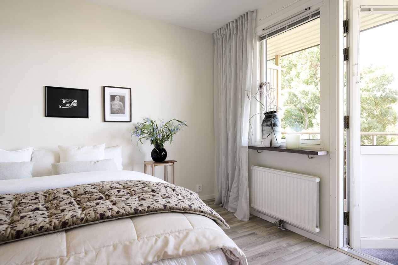 chambre minimaliste appartement deux-pièces