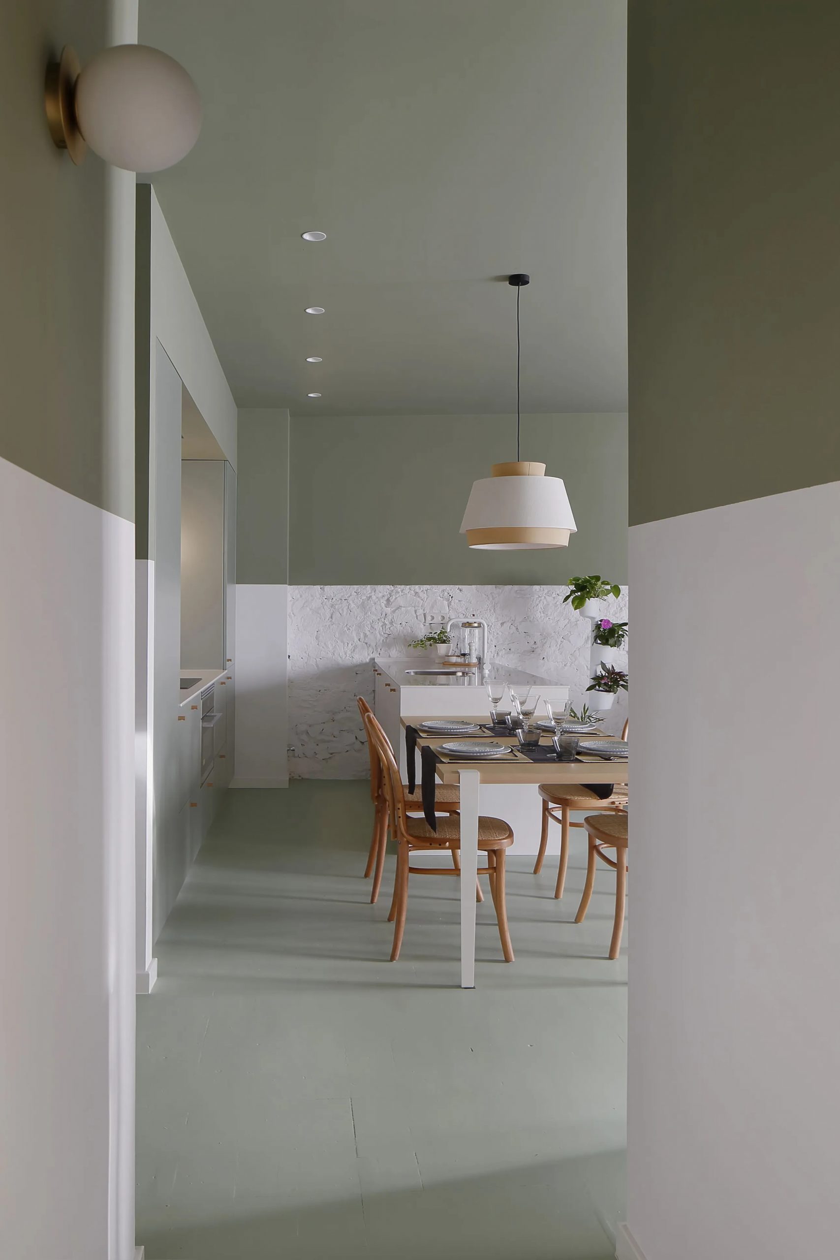 salle à manger et cuisine ouverte décoration design