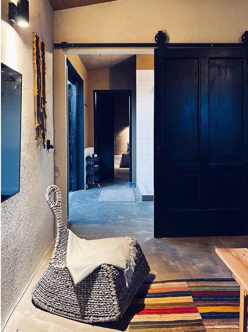 salon maison rustique