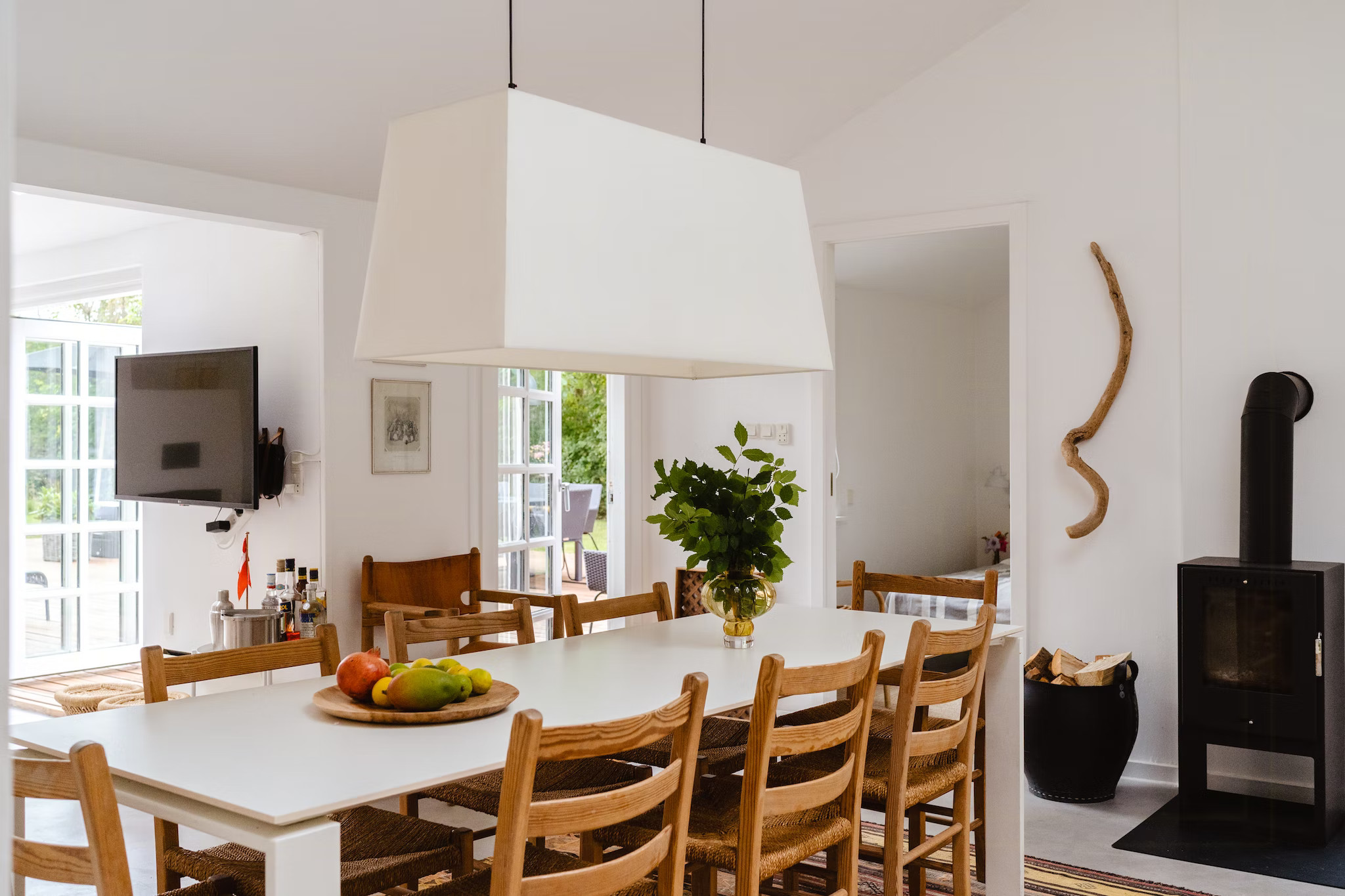 salle à manger décoration rustique chic
