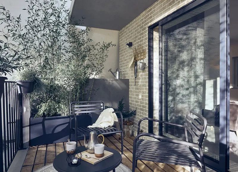 balcon aménagé en style industriel balcon aménagé en style industriel