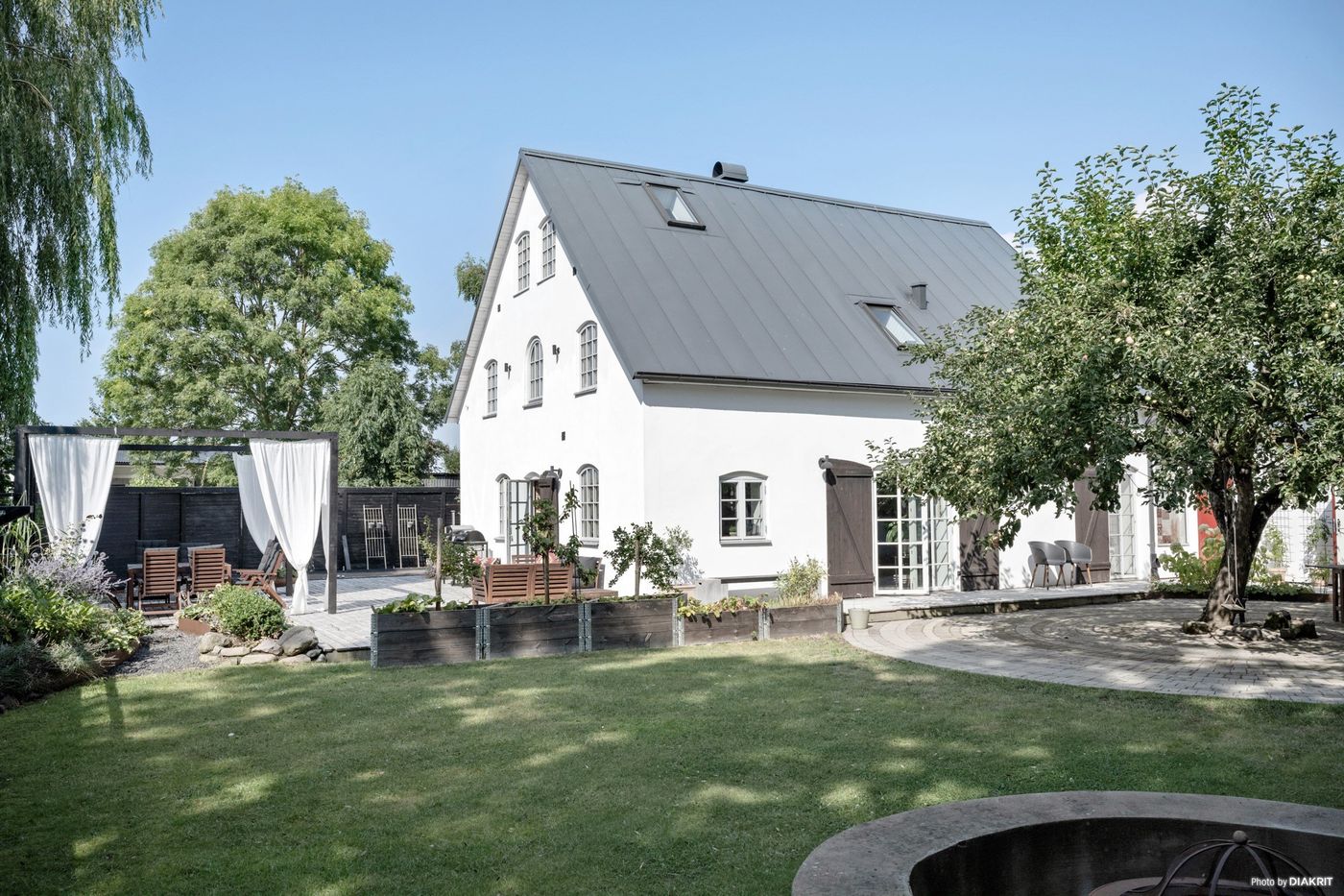 maison rénovée du 19e siècle Suède