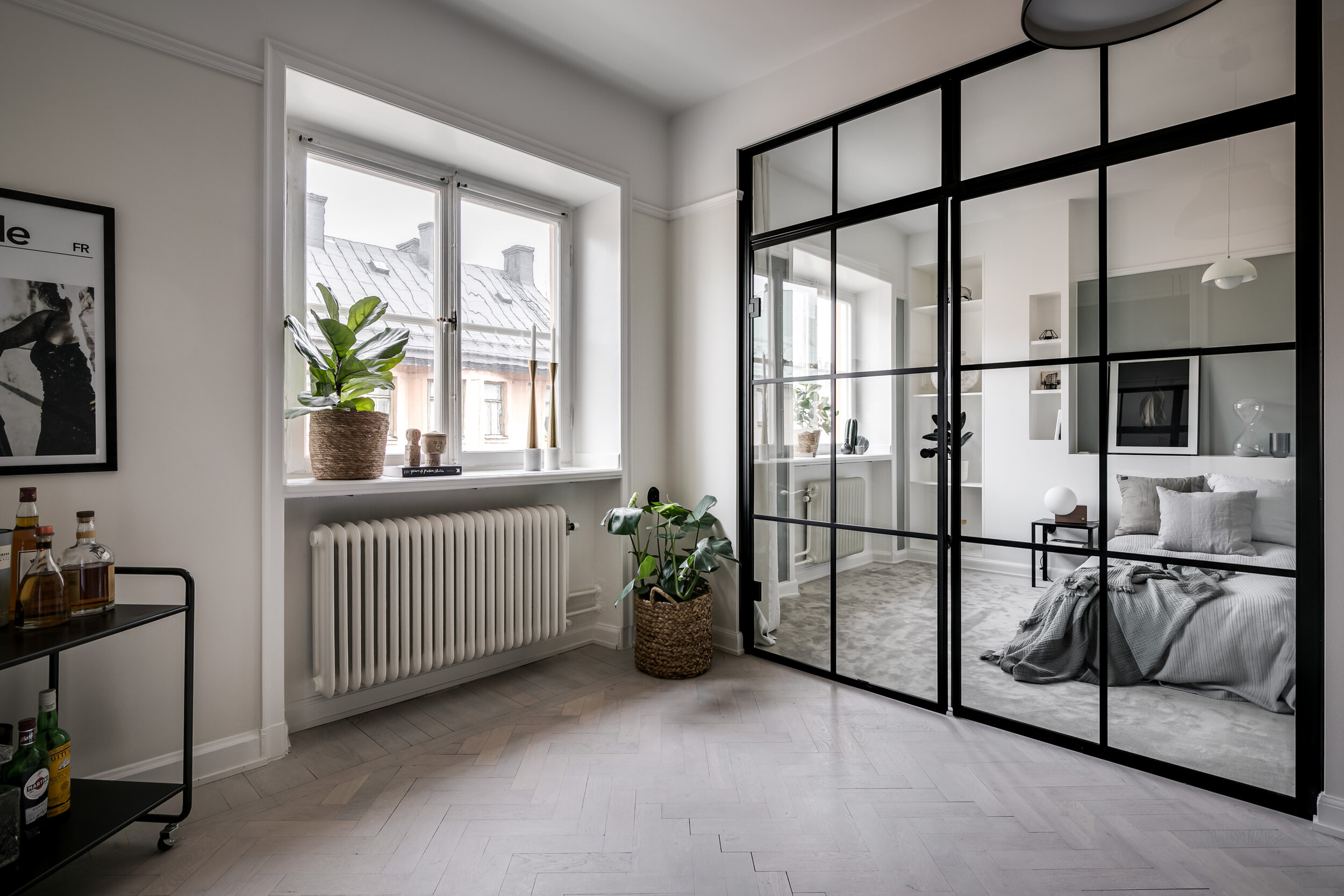 chambre avec verrière