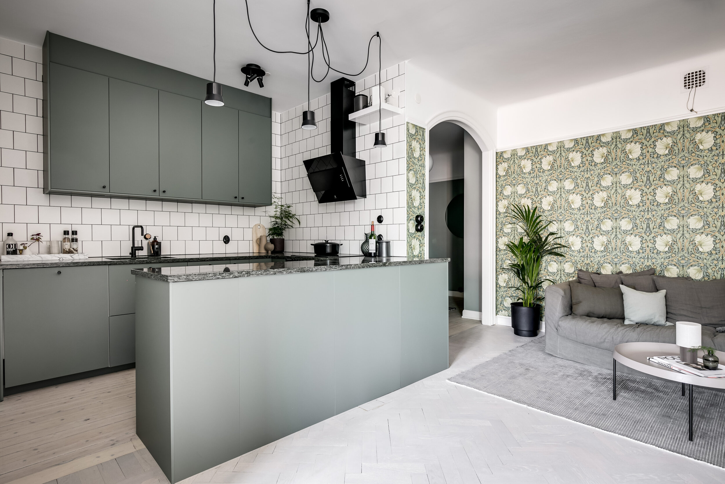 cuisine verte décoration design