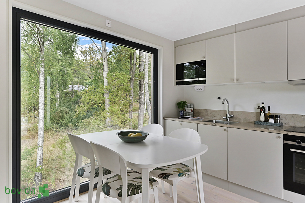 cuisine design avec picture window mini maison 44m2