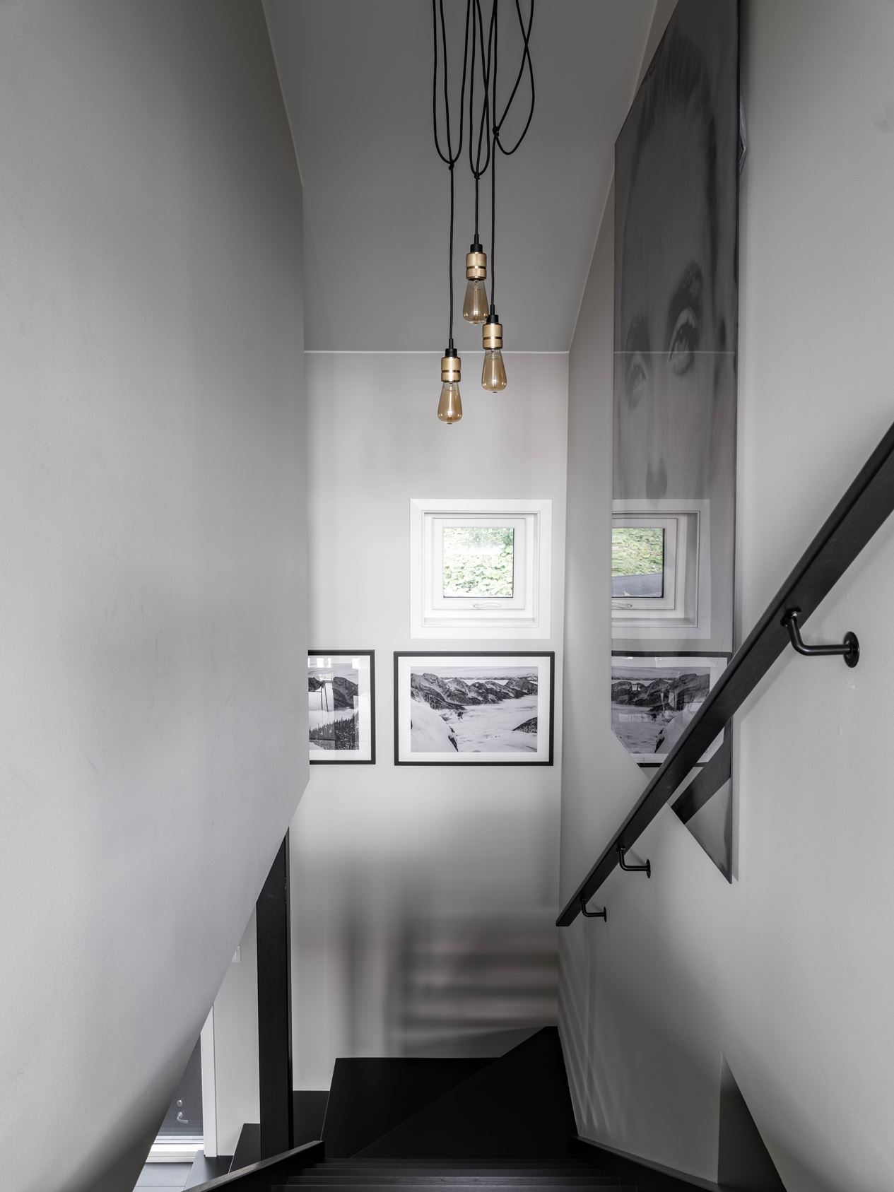 escalier avec rampe