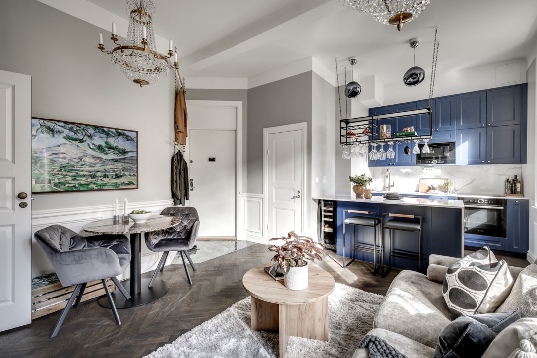salon appartement rénové