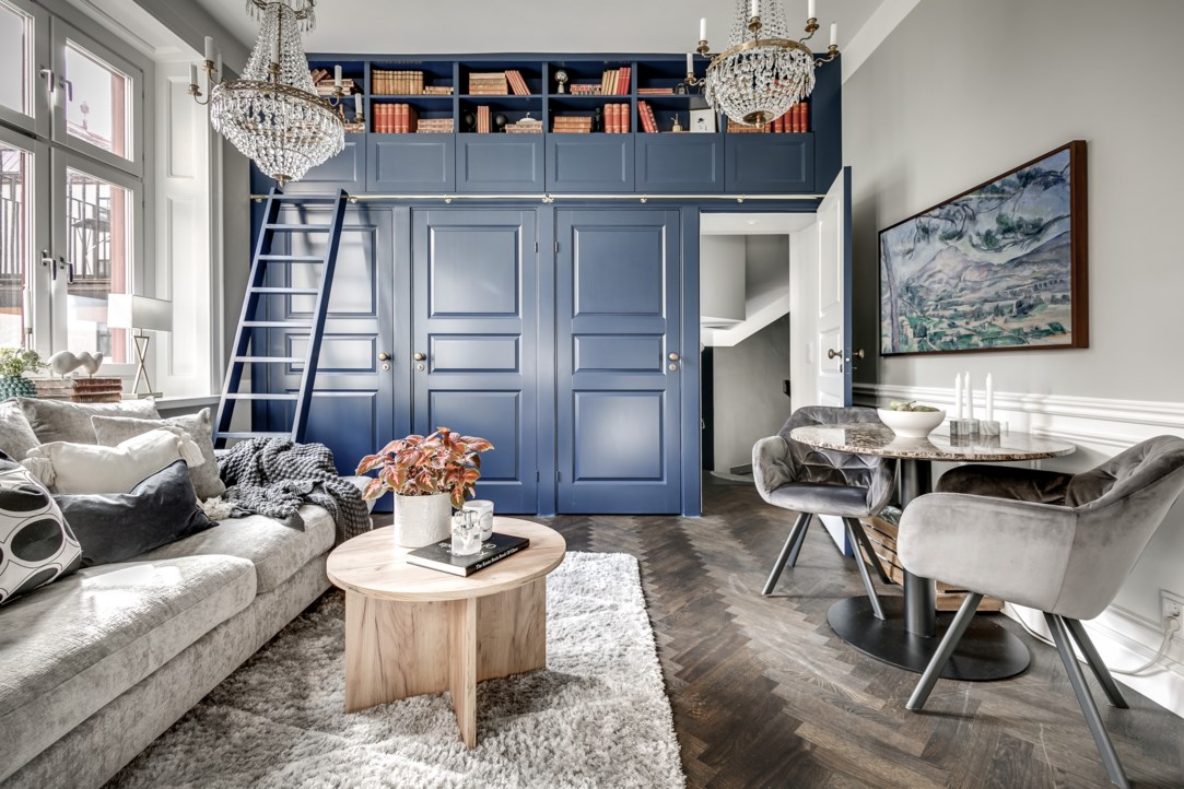 salon appartement rénové