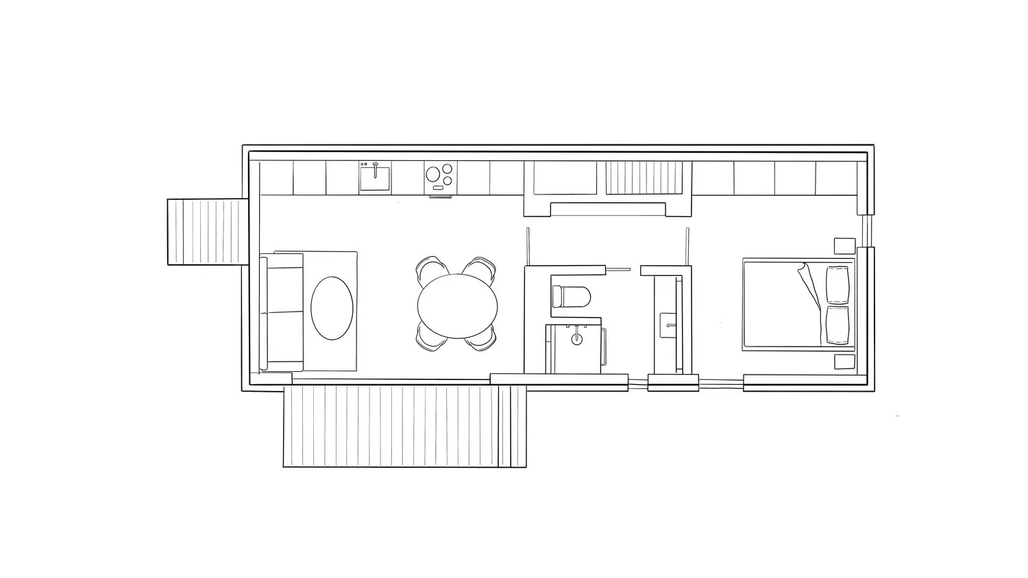 plan maison Dwell 50m2 plan maison Dwell 50m2