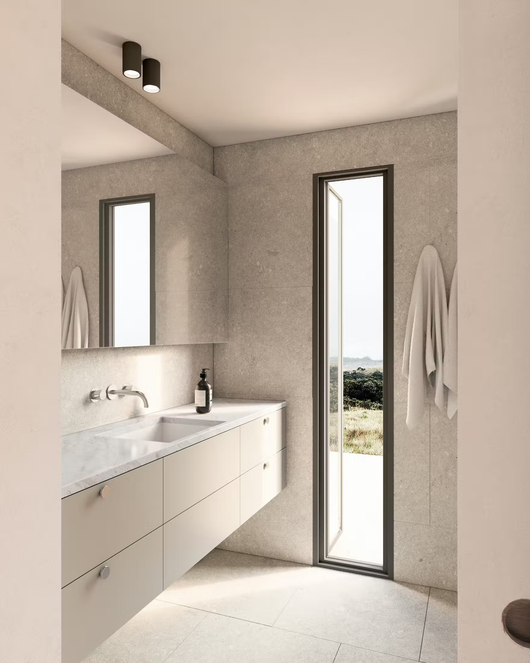 salle de bain design maison préfabriquée 50m2 Dwell salle de bain design maison préfabriquée 50m2 Dwell