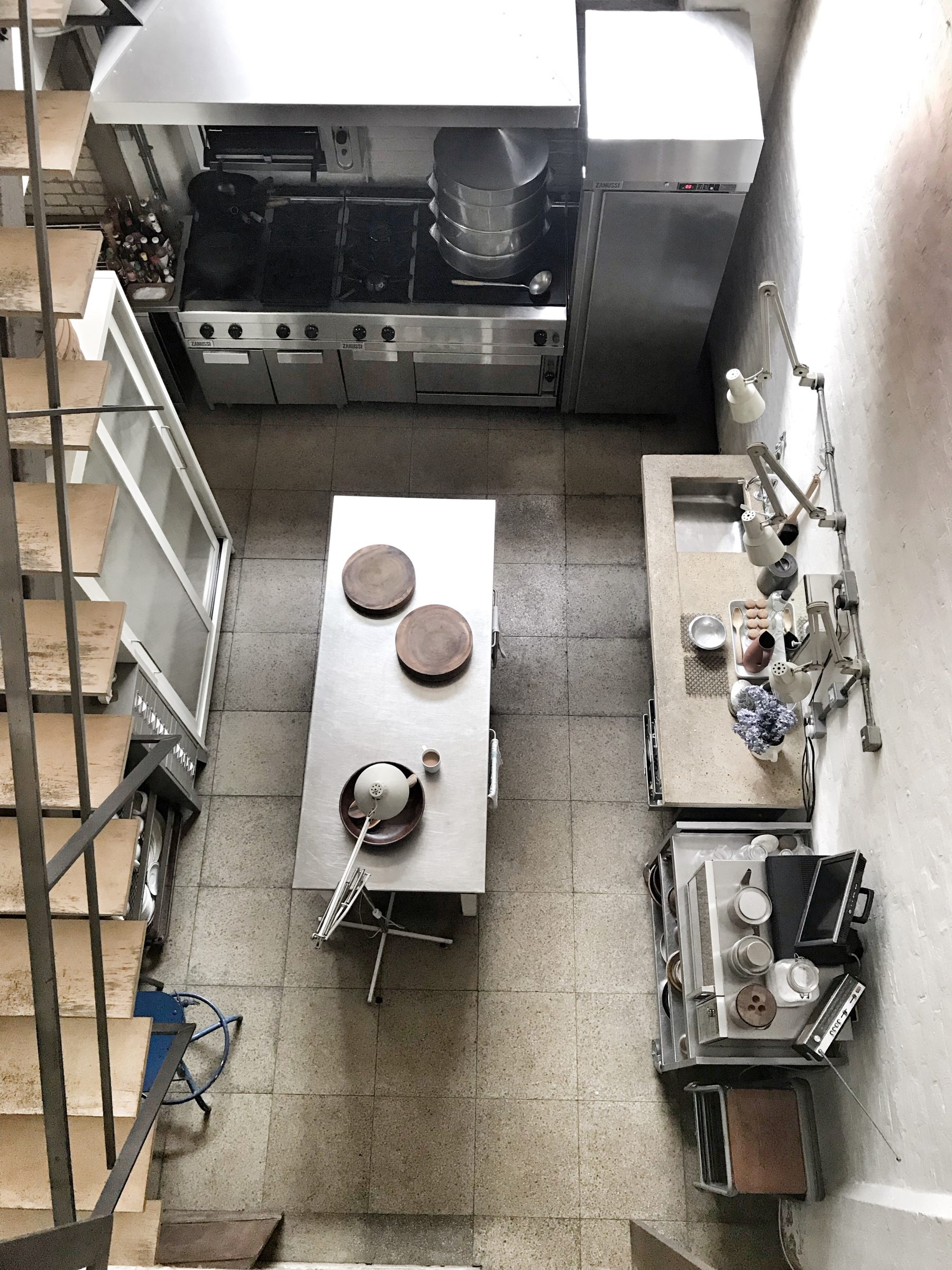 cuisine industrielle loft