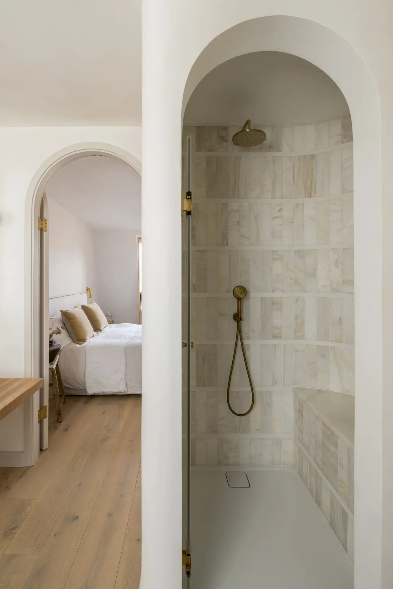 douche avec arche