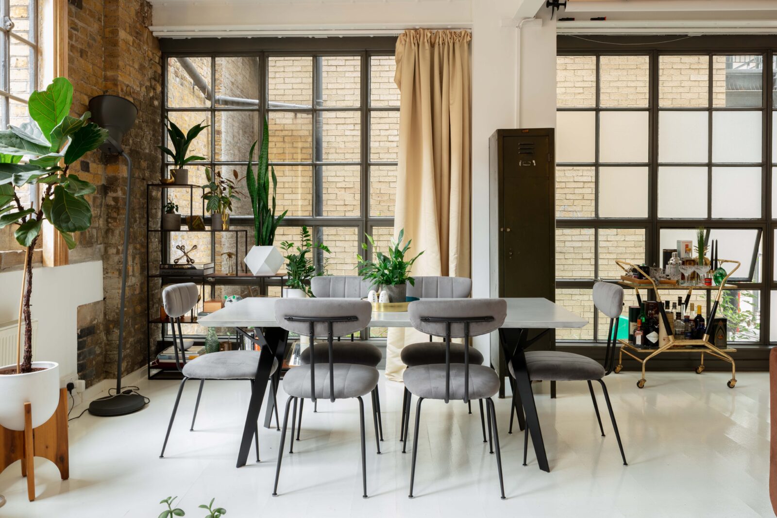 salle à manger loft Londres salle à manger loft Londres