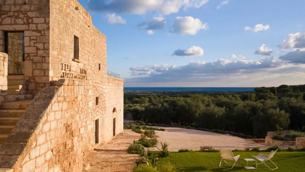 Masseria Belvedere maison en pierre rénovée dans les Pouilles