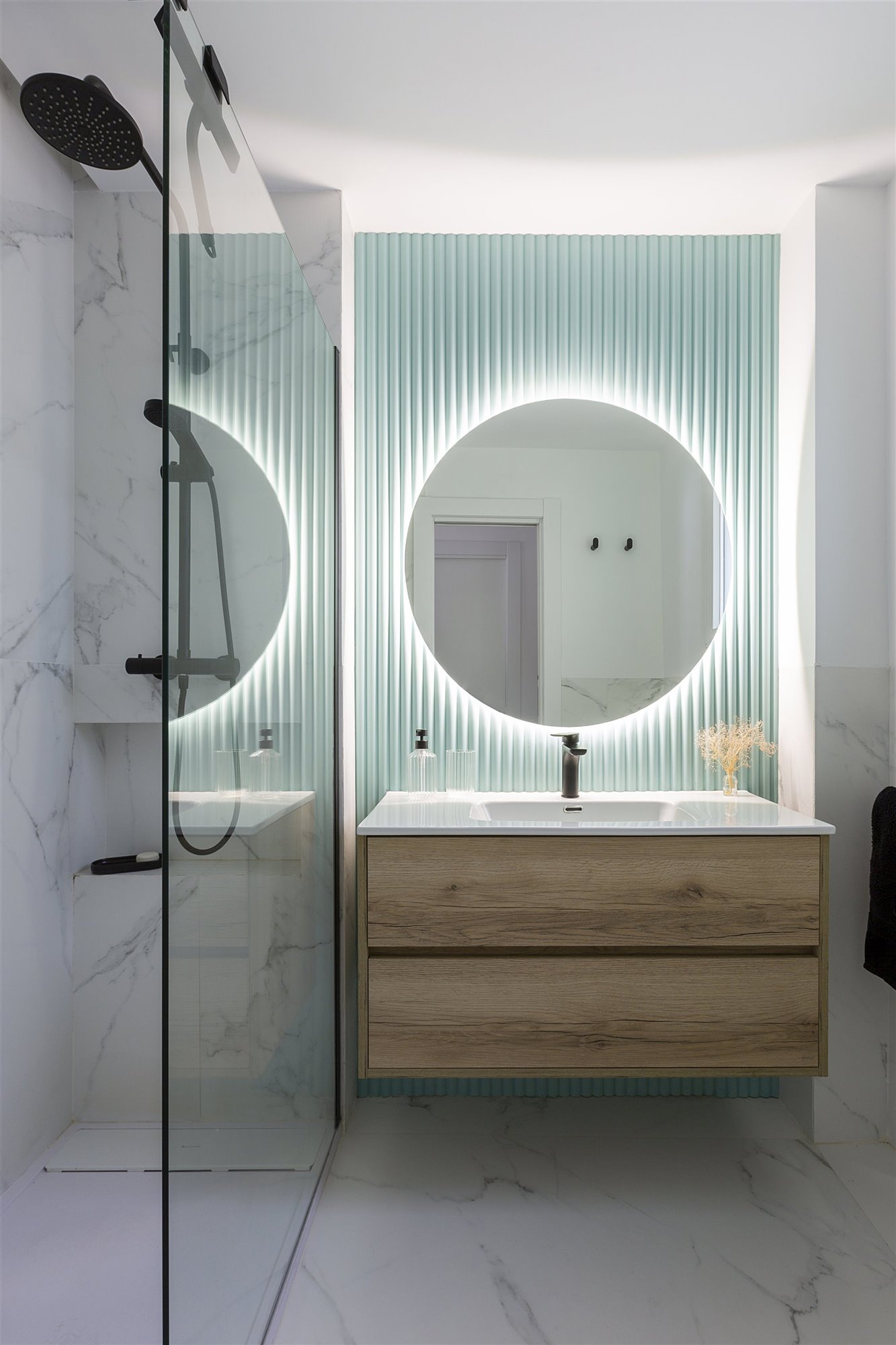 salle de bain douche marbre salle de bain douche marbre