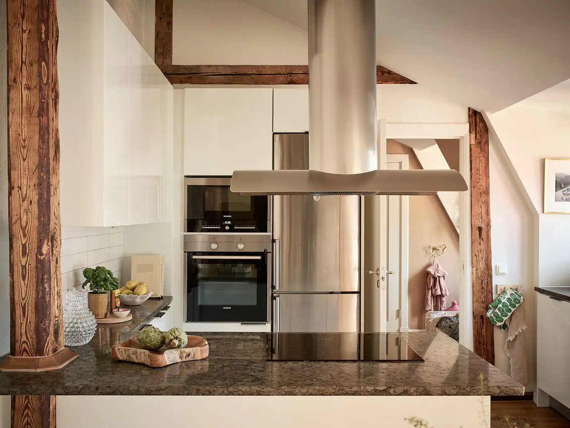 cuisine design appartement avec poutres cuisine design appartement avec poutres