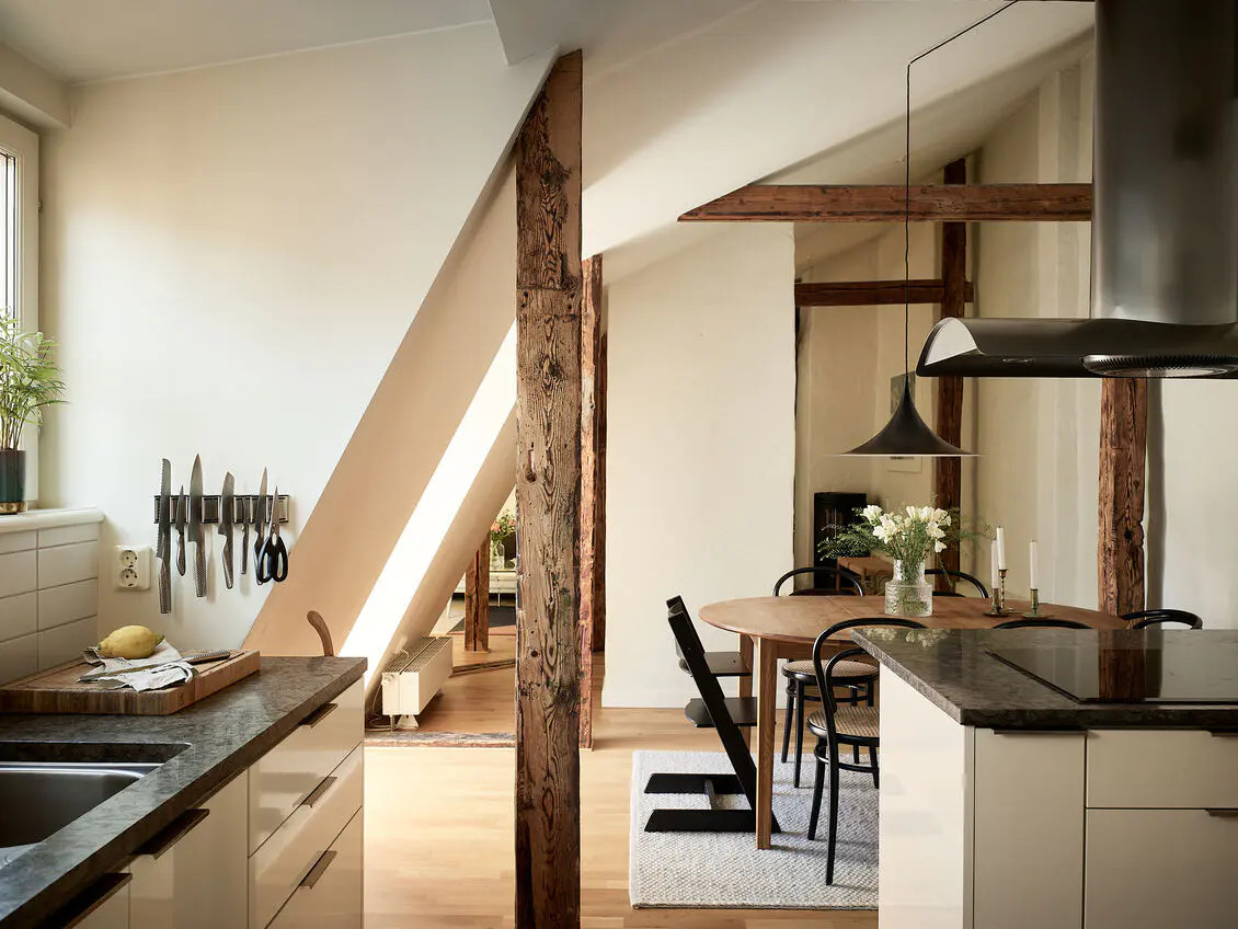 cuisine appartement avec poutres cuisine appartement avec poutres